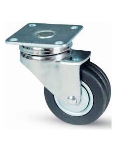 Ruota Girevole c/piastra 60 mm