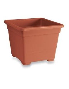 Vaso Plastica Quadro 32x32...