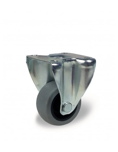 Ruota Fissa d.40 Gomma Grigia