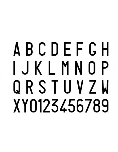 Lettera Adesiva "A" 60mm