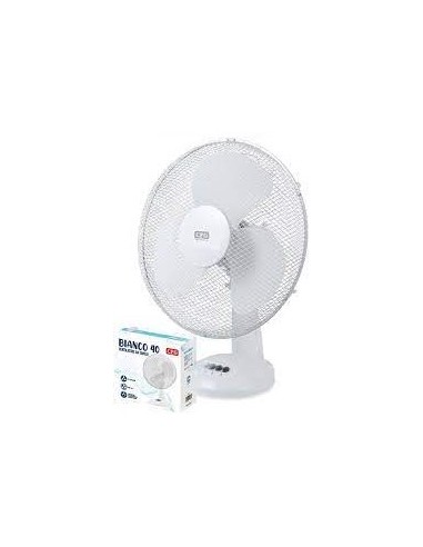 Ventilatore Bianco da Tavolo d.40cm
