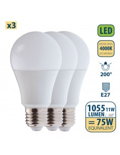 Set 3 Lampadine VELAMP Led...