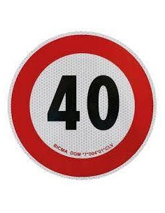 Disco Limite Velocità 40 Km...