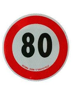 Disco Limite Velocità 80 Km...