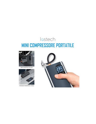 Mini-Compressore Portatile LOSTECH...