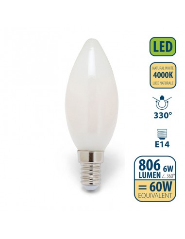 Lampadina VELAMP OLiva E 14 6 W 4000° K