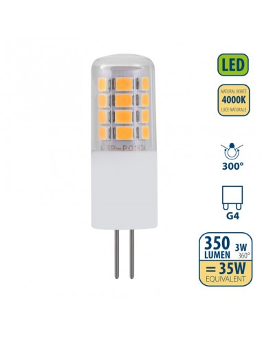 Lampadina VELAMP SMD LED G4 3W 4000K