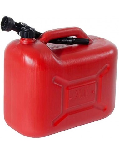 Tanica Plastica Rossa Benzina Lt. 10
