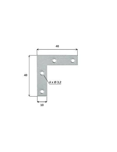 Squadretta di Rinforzo 40x40x10