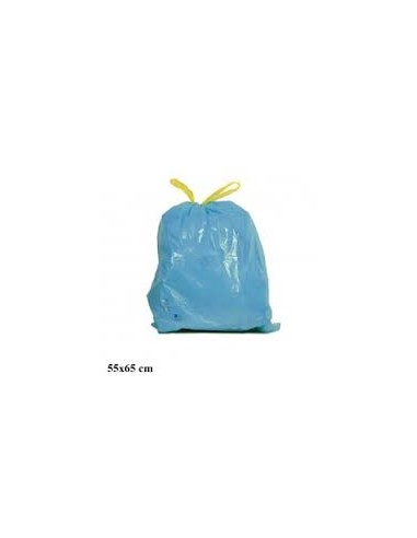 Sacchetto Azzurro Trasparente 55x65...