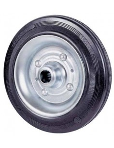 Ruota Gomma Nera d.100x30